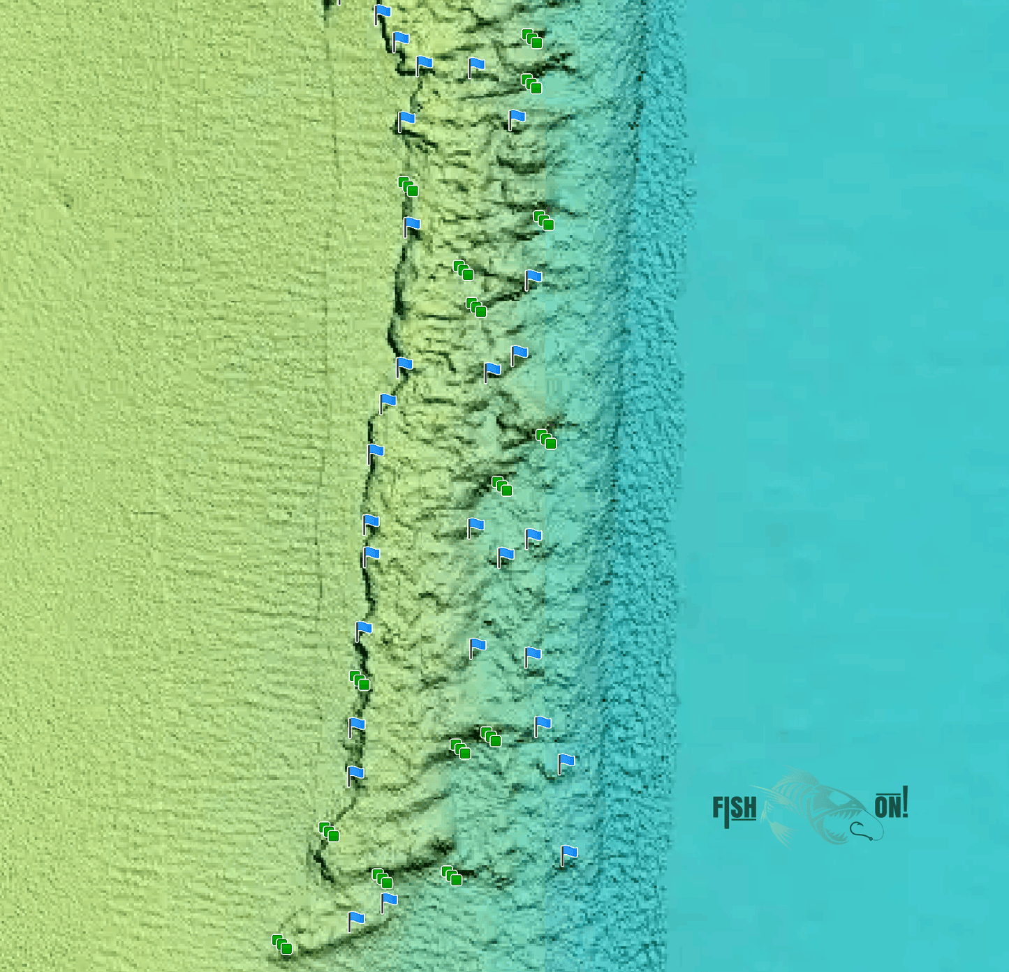 Boynton Inlet Fishing Spots - Coastal- GPS Fishing numbers