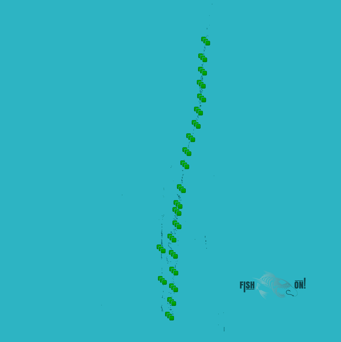 The Elbow Fishing Spots - Deep offshore - GPX fishing numbers