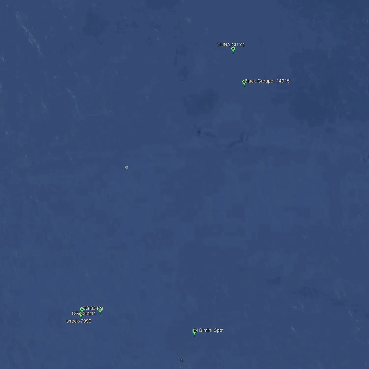 Freeport Bahamas Fishing Spots - Numbers