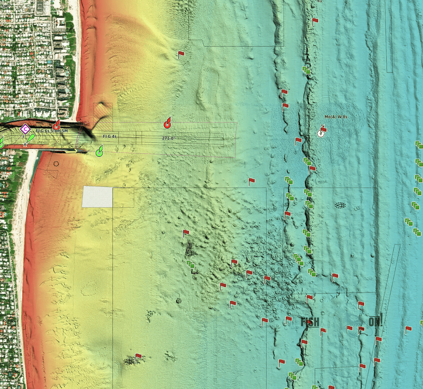 Palm Beach Fishing Spots - GPS numbers