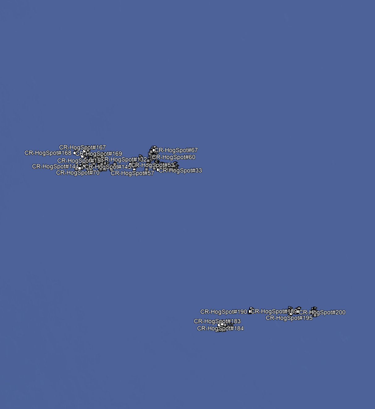 Crystal River Hogfish Fishing Spots - GPS Numbers