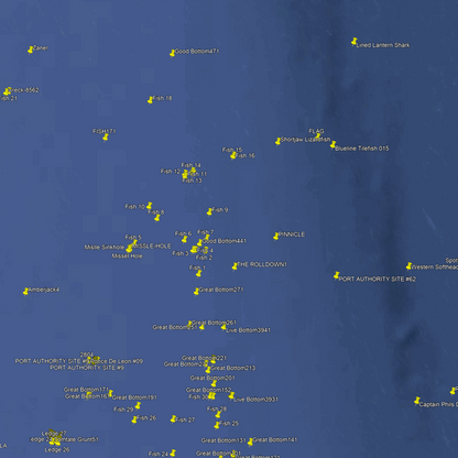 Daytona Beach Fishing Spots - Offshore GPS numbers