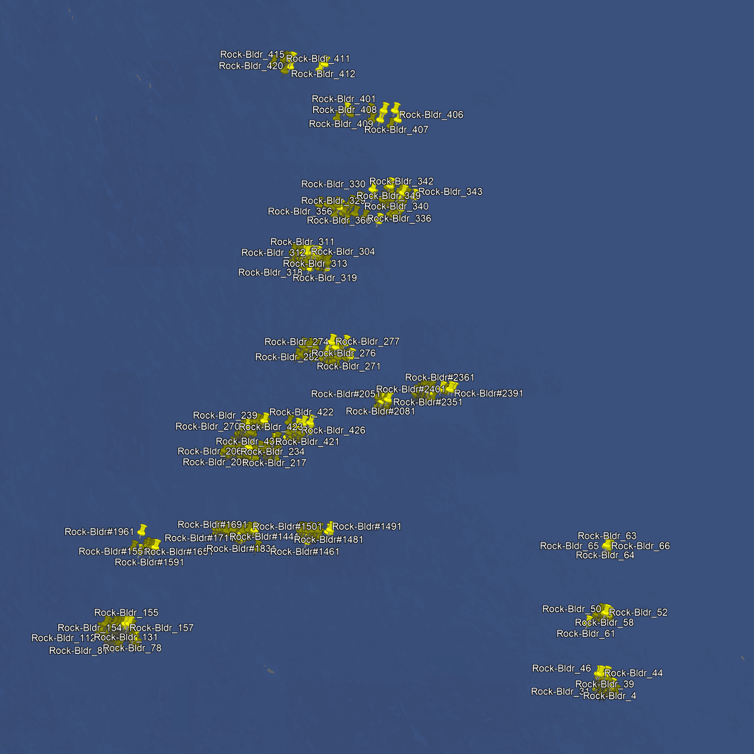 Deep Drop Fishing Spots - Tampa Bay Offshore - Boulders, Springs, Sinkholes, and Pinnacles