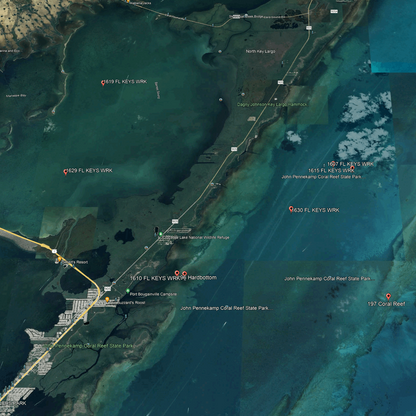 Islamorada Lobster Spots - Lobster Numbers