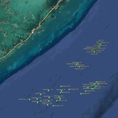 Islamorada Deep Drop Fishing Spots - Offshore Numbers