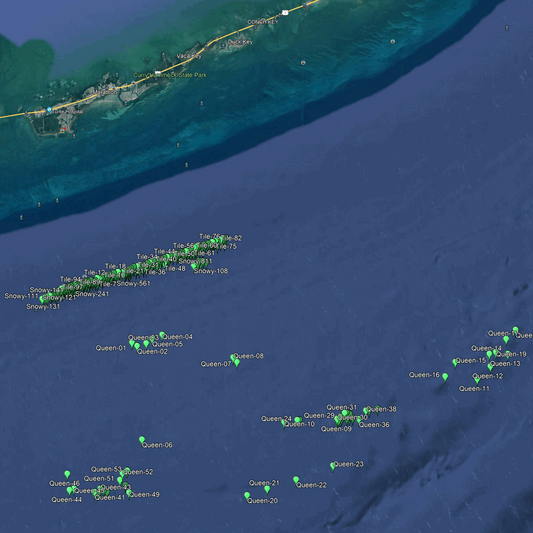 Marathon Fishing Spots - Offshore  Deep Drop Numbers