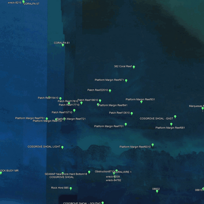 Marquesas Fishing Spots -  GPS Fishing Numbers