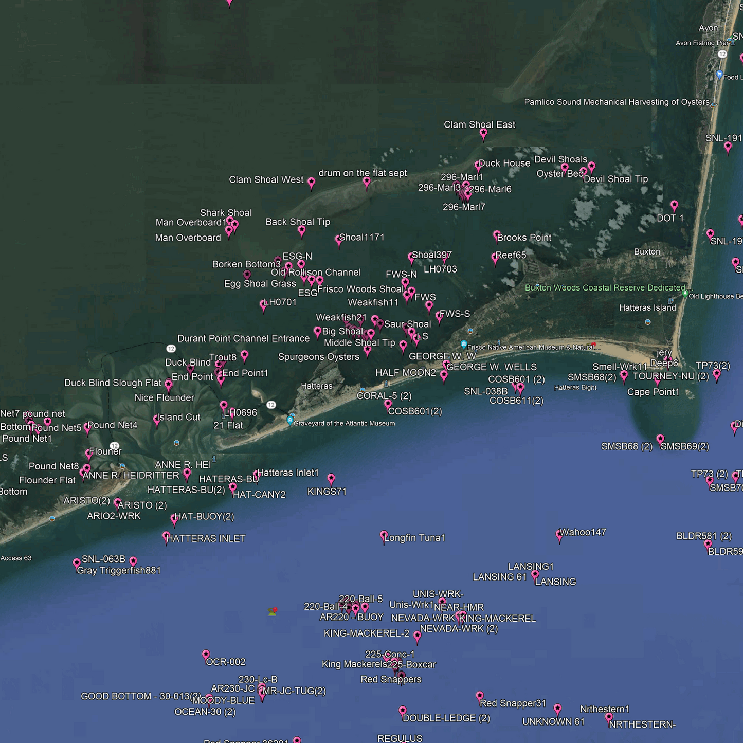 Outer Banks Fishing Spots South - Nearshore