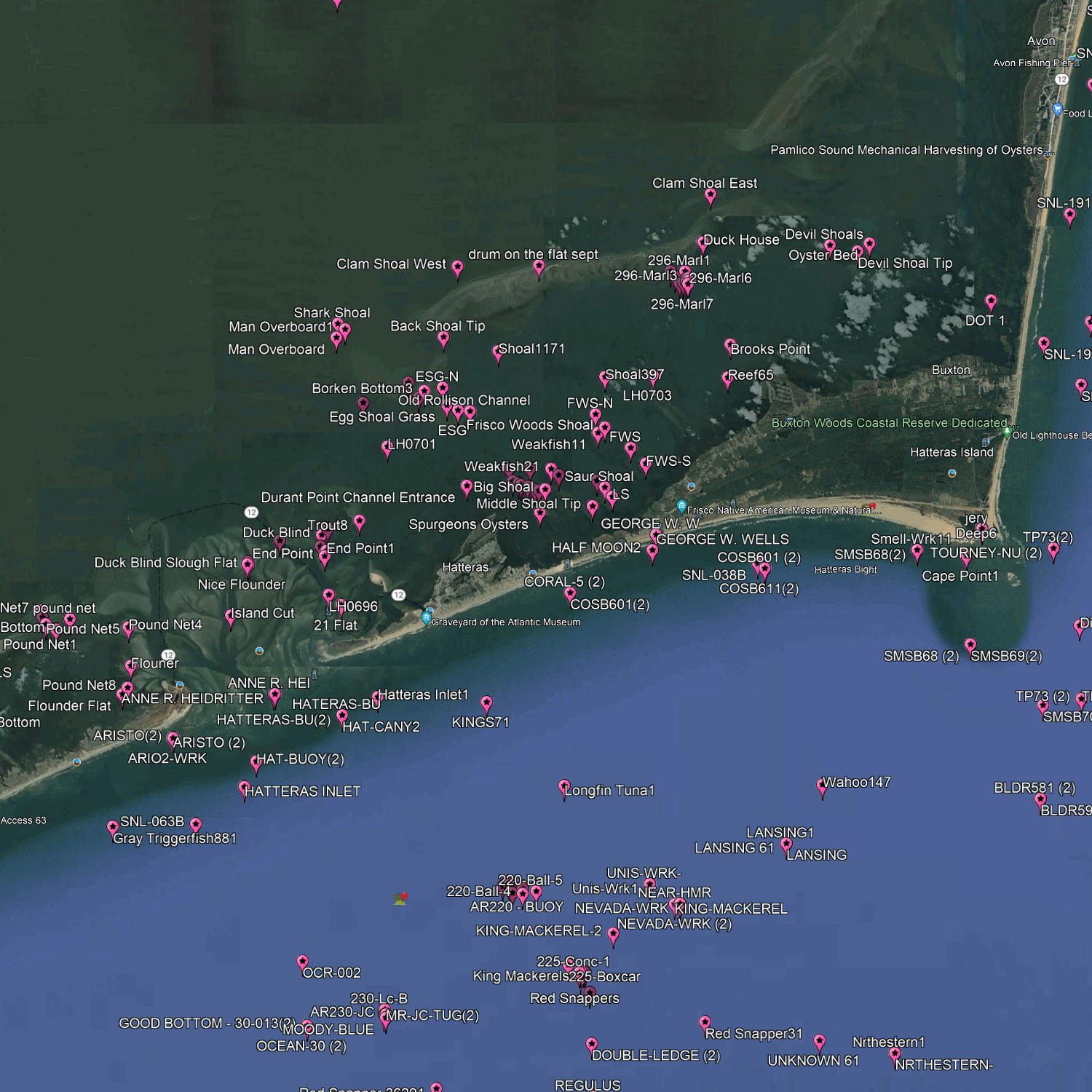 Outer Banks Fishing Spots South - Nearshore