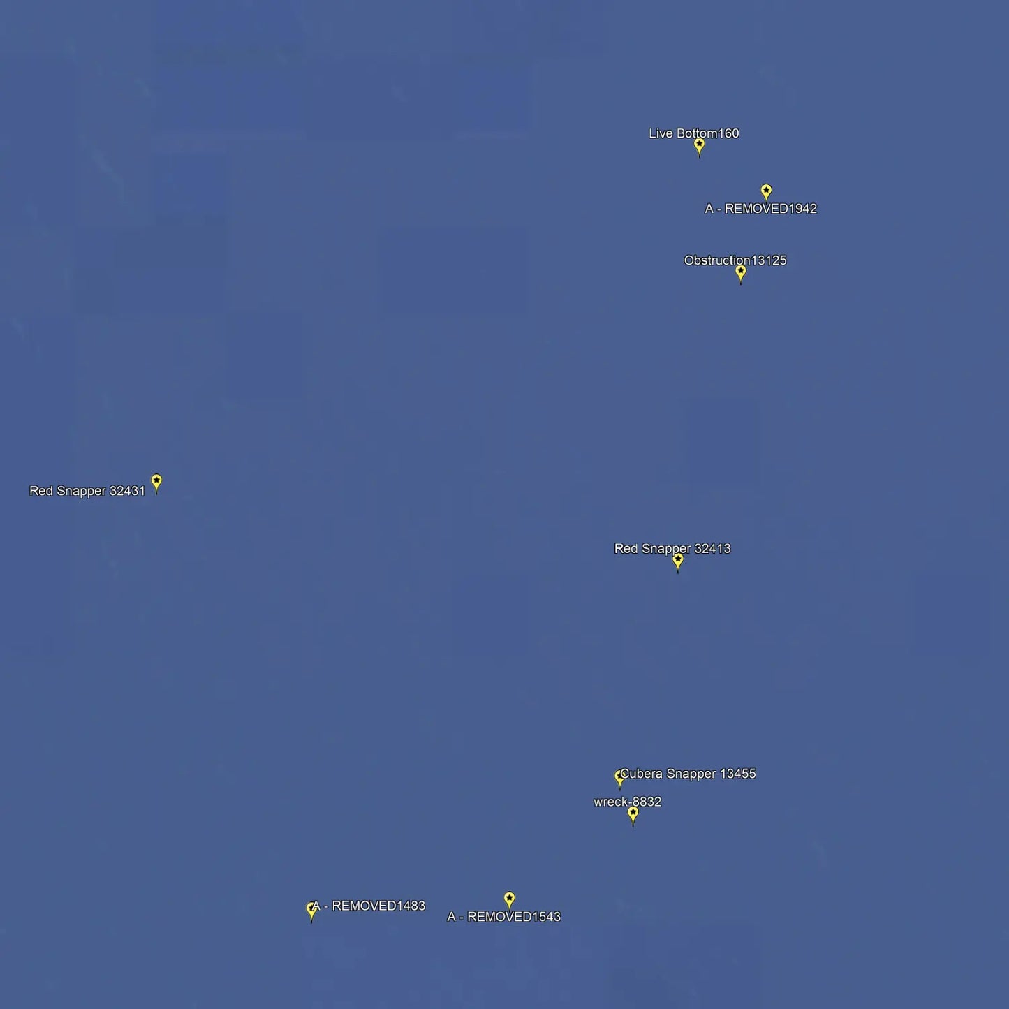 Port Arthur Fishing Spots - Offshore - GPS Fishing Numbers
