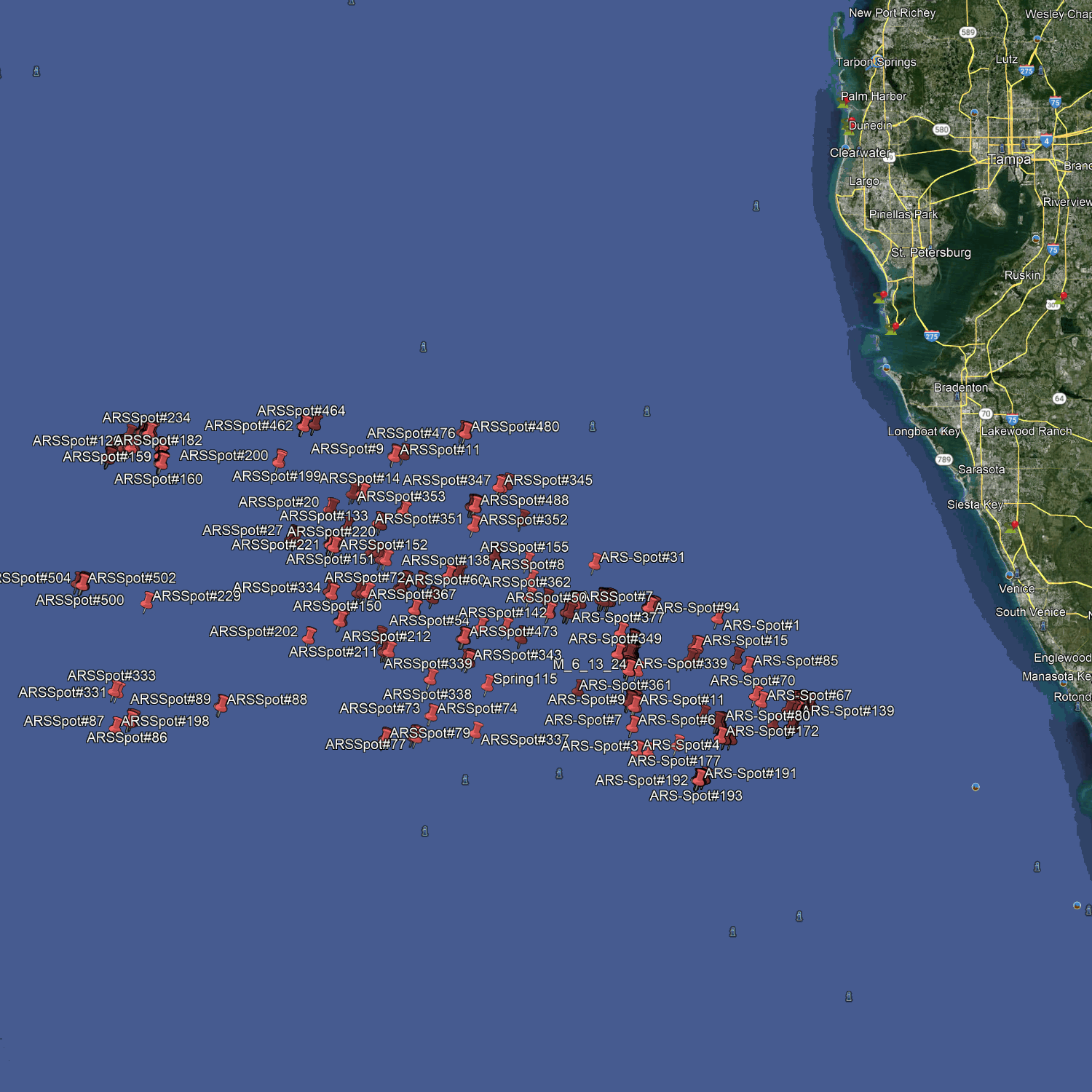 Sarasota & Venice Fishing Spots - Red Snapper Offshore