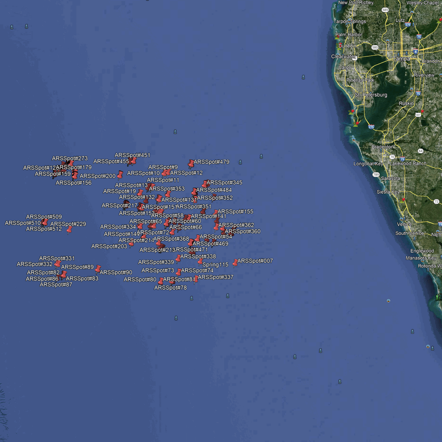 Sarasota & Venice Fishing Spots - Red Snapper Offshore