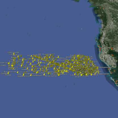 St. Petersburg Fishing Spots - Offshore - GPS Fishing Spots