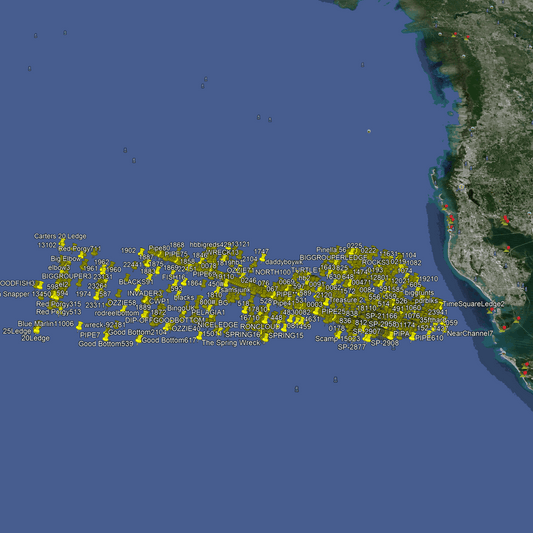 St. Petersburg Fishing Spots - Offshore - GPS Fishing Spots
