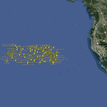 St. Petersburg Fishing Spots - Offshore - GPS Fishing Spots